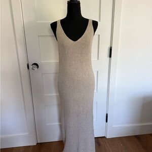 Alex Mill Beige Knit Maxi Dress